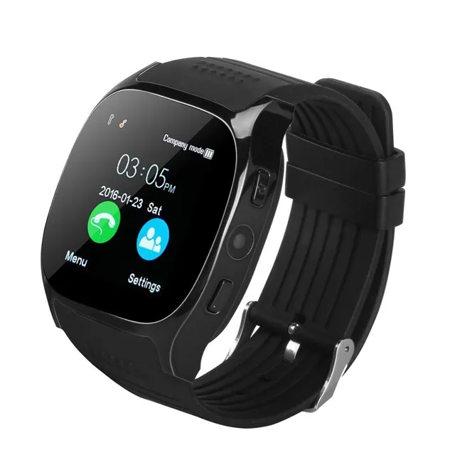 GPS Smart Watch Bluetooth Passometer Smartwatch Sportaktiviteter Tracker Smart Armbandsur Med Kamera SIM Slot Klocka För IOS Android