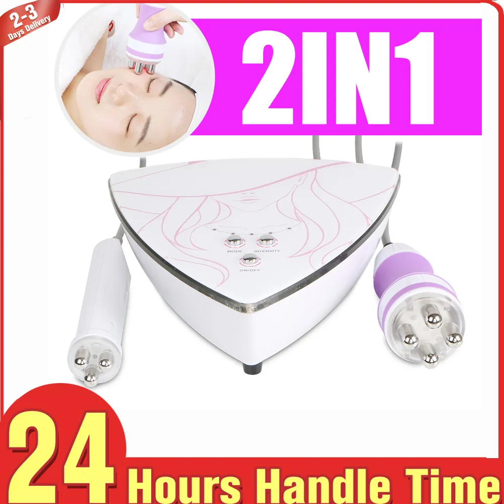 Mini Radiofrequentie Huidverstrakking Apparaten Quadrupole Drie Polar RF Licht Huid Whitening Rimpels Remover Schoonheid Machine