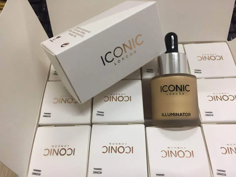 In Stock!!! ICONIC LONDON ILLUMINATOR liquid highlight glow shine original Moon Beam 24K Gold lrie Rose dropshipping