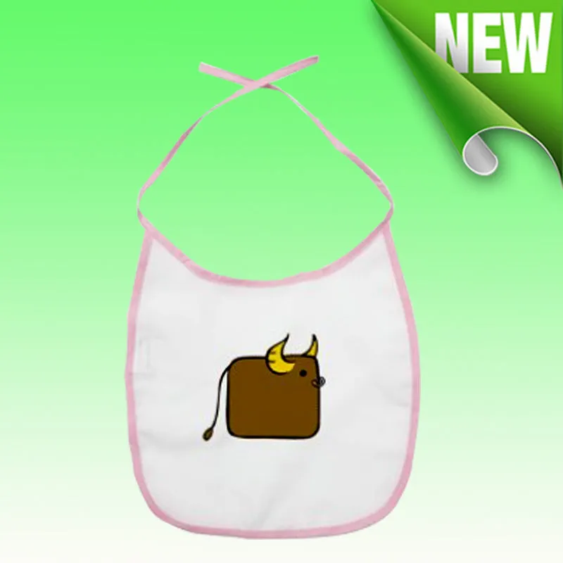 DIY Sublimation Blank Baby Bibs Polyester Bibs And Burp Cloths For Hot