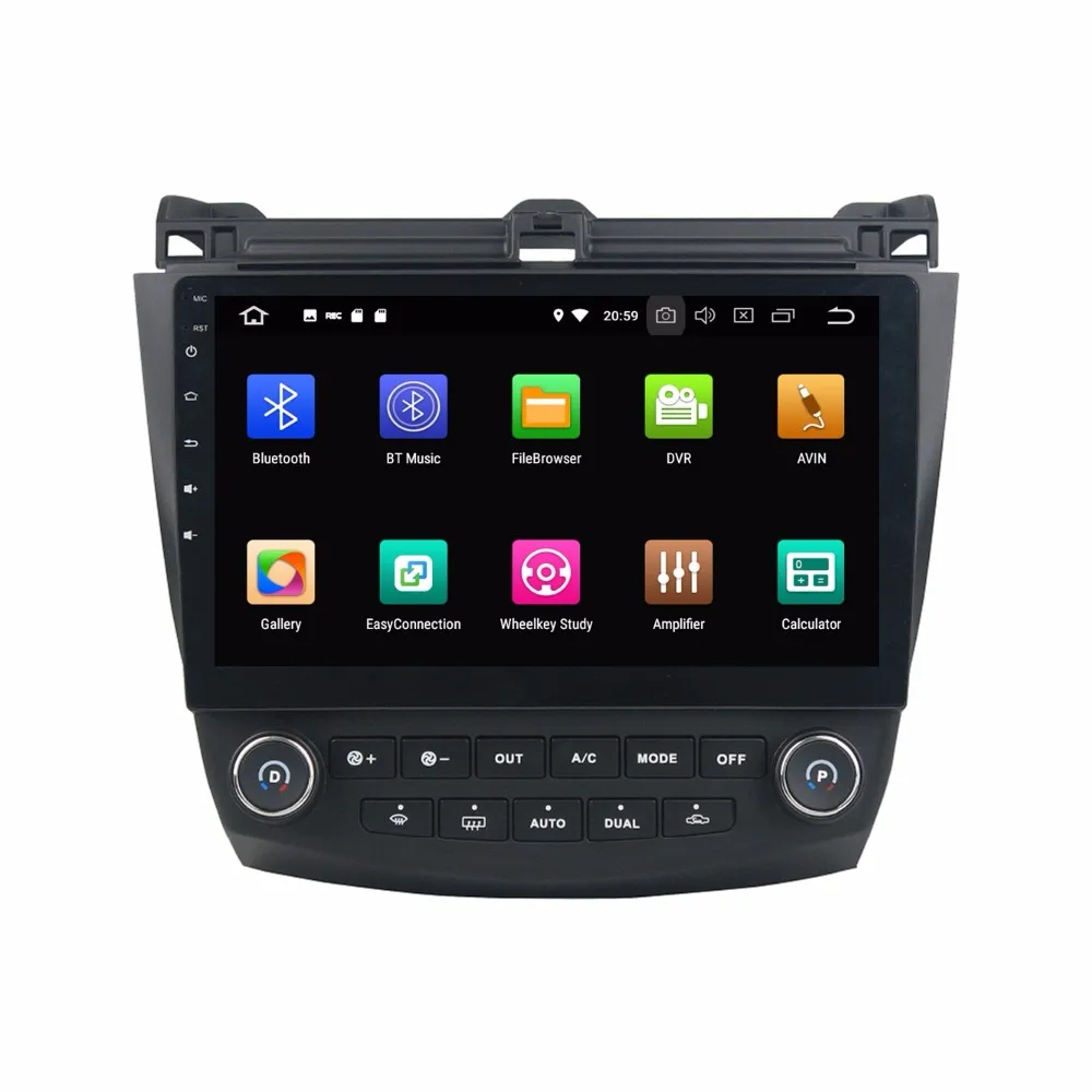 4 GB de RAM 10.1 "Android 6.0 Car Áudio DVD Player DVD Do Carro para Honda ACCORD 7 2003-2007 GPS Rádio Bluetooth 3G / 4G WIFI Mirror-link