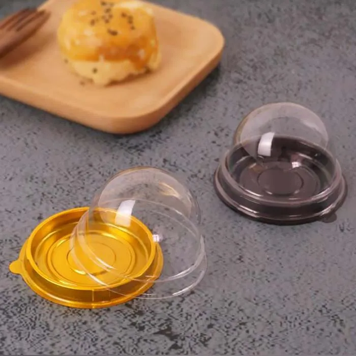 Save Big on Bulk Small Cake Containers Mini Plastic Cake Containers, Clear  Single Cupcake Boxes, Individual Cake Holder For Wedding Favors, 25 Sets 