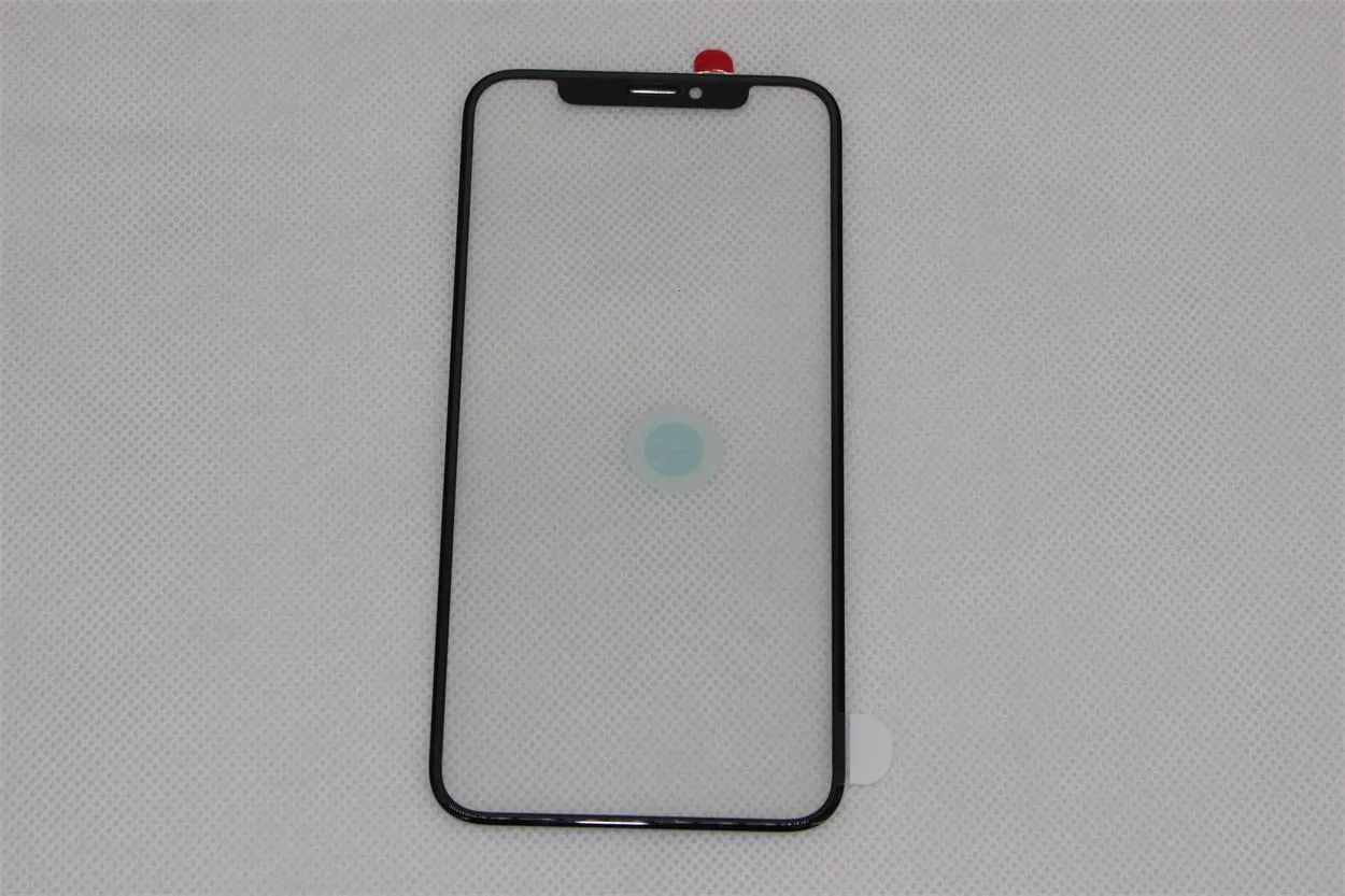 Panneau avant LCD couvercle en verre extérieur nouvelles pièces de rechange de lentille d'écran tactile pour iphone x 20/30 pièces