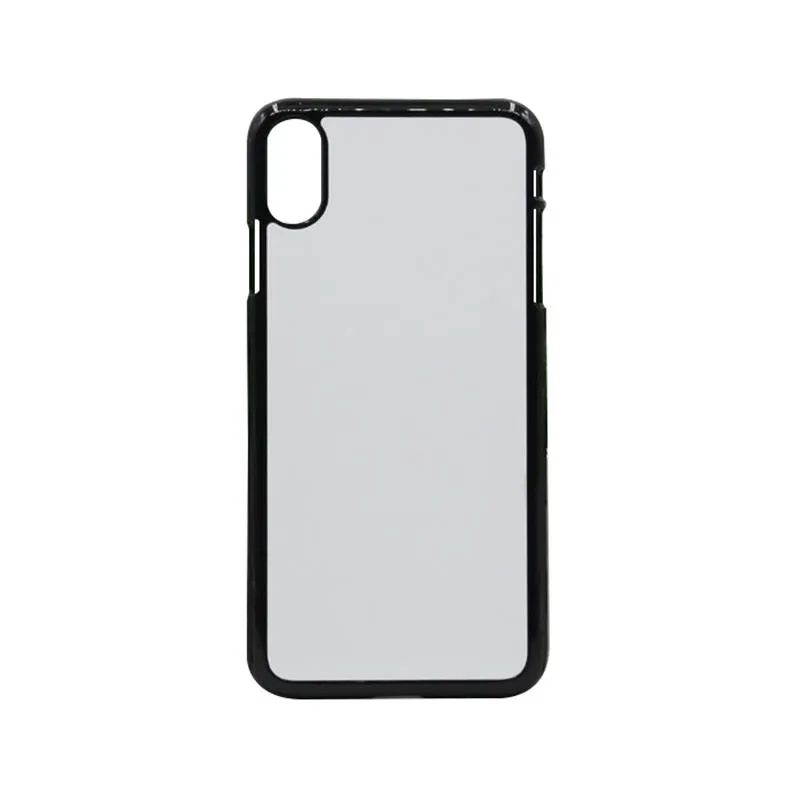 Mobiele telefoon hoesjes Blanco hoesje voor iPhone X XS MAX XRSublimatie Print Hard plastic telefoonhoesje met metalen inzetstuk Mobiele telefoon shell L231011