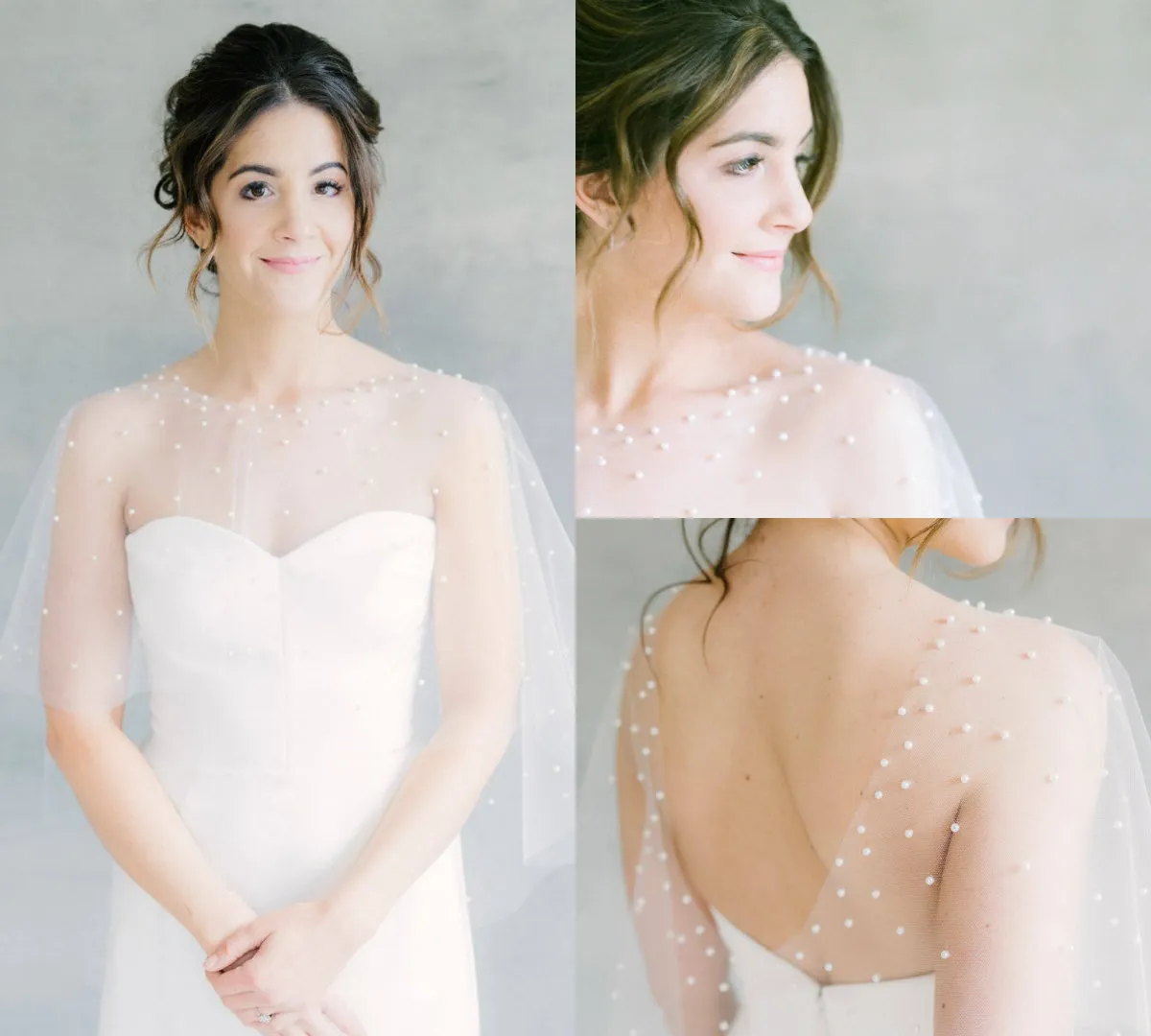 Sweetheart Sheer Wedding Capes With Elegant Lace Ladies Summer