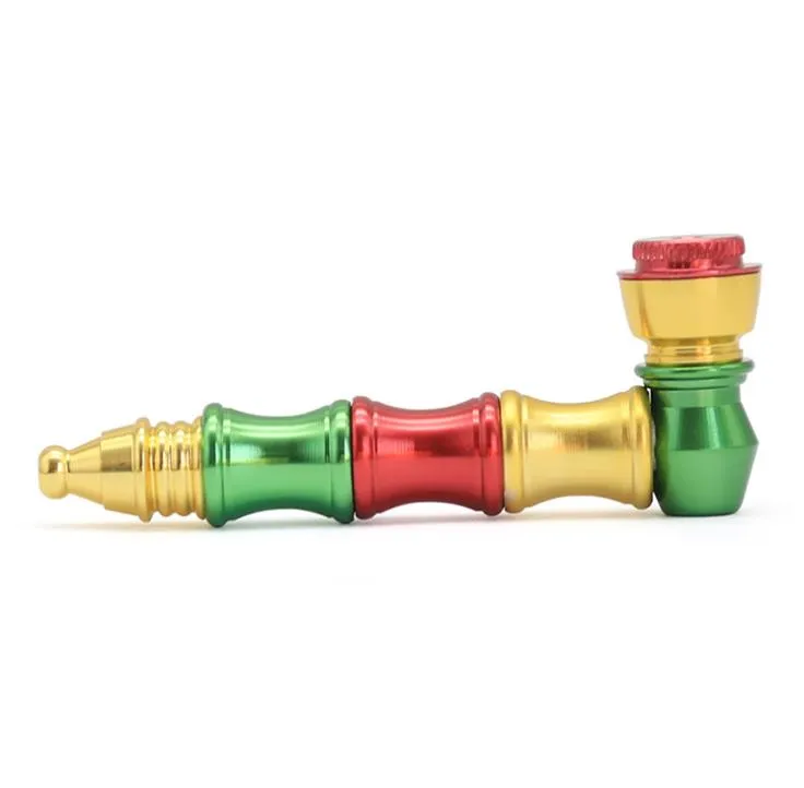 New 3 section spliced pipe removable slug smoking accessories creative pipe fittings