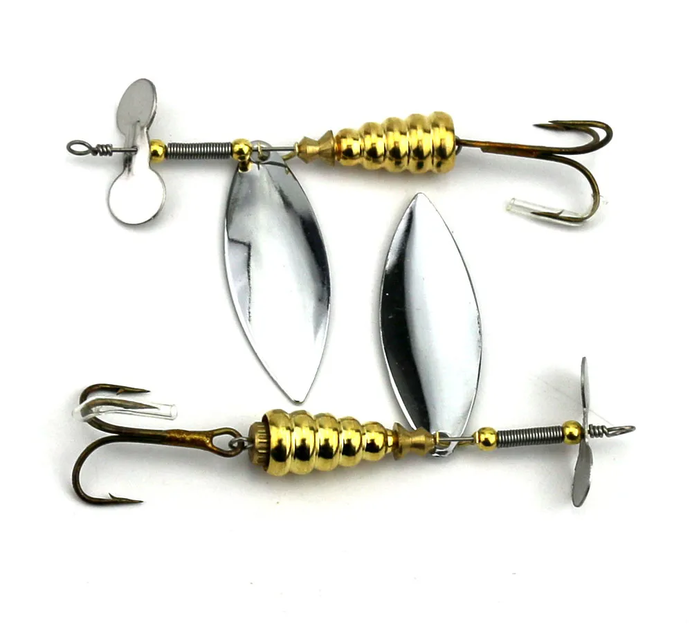 Metal Fishing Kit With Spinner Bait Lure, Spinners, Spinnerbaits
