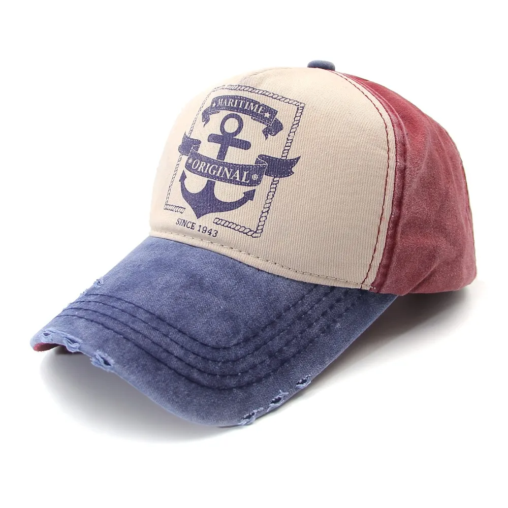 Nowy Sport Outdoor Trucker Czapka Baseball Mężczyźni Chłopiec Kobiety Lekki Regulowany Data Kapelusz Plain Caps Navy Blue Canvas Hats / AHB008-011