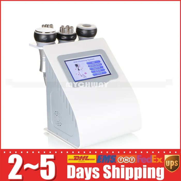 Home Use 40K Ultrasonic cavitation body sculpting slimming vacuum RF skin Firm body lift red photon machine with trolly