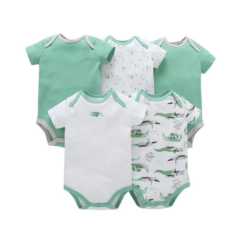 2018 verão de algodão macacão de bebê de manga curta criança jumpsuit primavera bebê meninas meninos recém-nascido roupas roupas de bebê roupas de bebê
