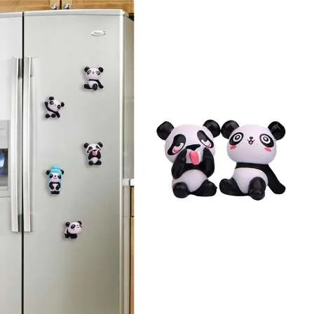 8 Pièces Mignon Panda Aimant Réfrigérateur Autocollant Chambre