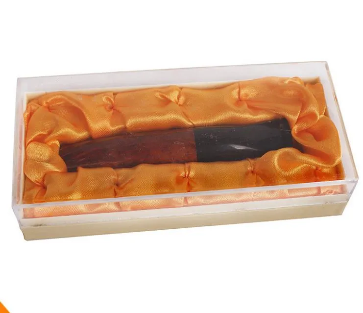 Boîte d'emballage de cadeau de bouche de cigarette de sculpture de haute qualité, paquet de porte-cigarette de corne de boeuf