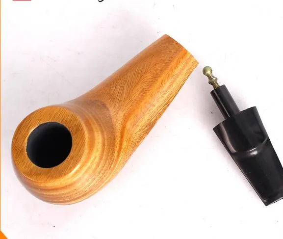 Tubo de Tan verde clássico curvo Handle Handle tubo de madeira maciça