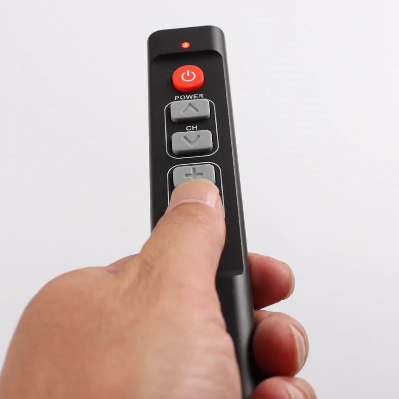 TV, STB, DVD, DVB, TV 박스, HIFI, 노인에게 큰 버튼으로 쉽게 사용할 수있는 범용 컨트롤러를위한 스마트 학습 원격 제어