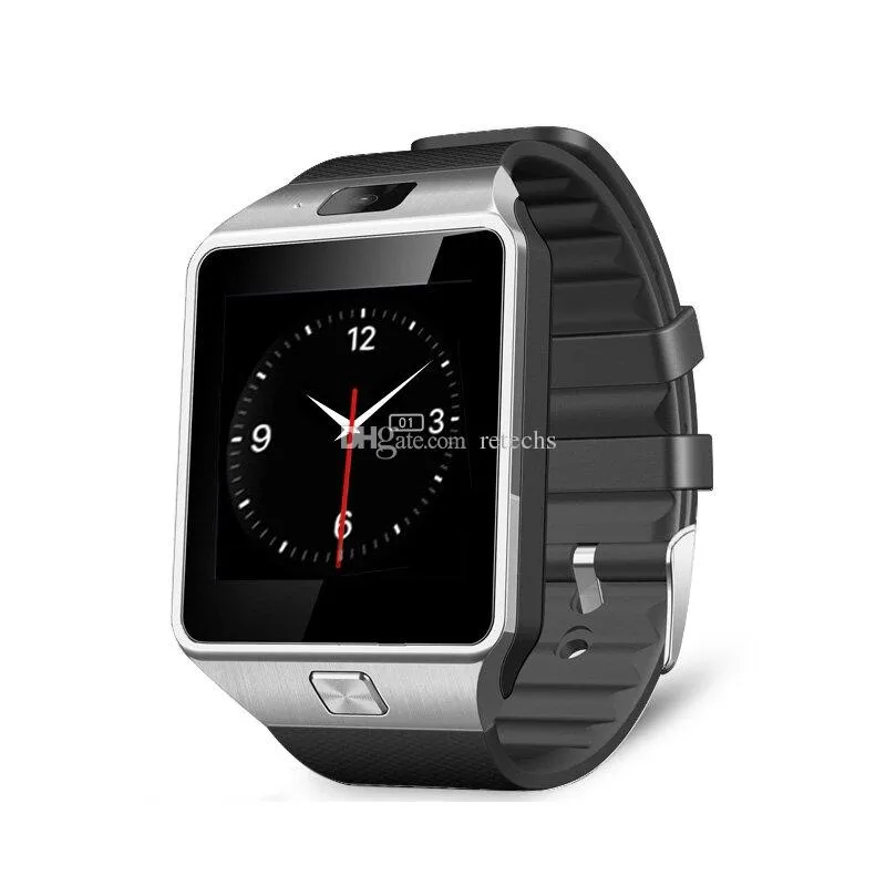 DZ09 Wristbrand GT08 U8 A1 ساعة ذكية بلوتوث الروبوت SIM الهاتف الذكي ووتش مع الكاميرا يمكن تسجيل حالة النوم حزمة البيع بالتجزئة