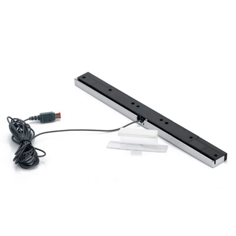 Wired Infrared IR Ray Motion Sensor Bar for Wii and WiiU Console Signal Receiver DHL FEDEX UPS EMS FREE SHIP