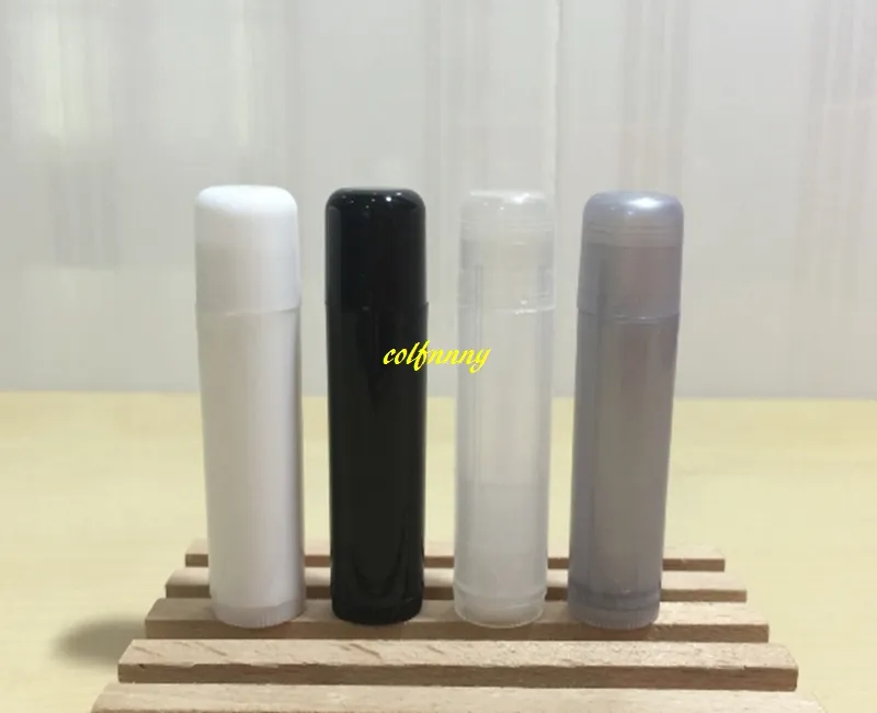 100pcs/lot 5g 5ml Lipstick Tube Lip Balm Containers Empty Cosmetic Containers Lotion Container Glue Stick Clear Travel Bottle