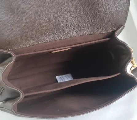 럭셔리 브라운 모노 패션 클래식 레이디 가방 가죽 Pochette 어깨 크로스 바디 M40780 유럽 비즈니스 핸드백