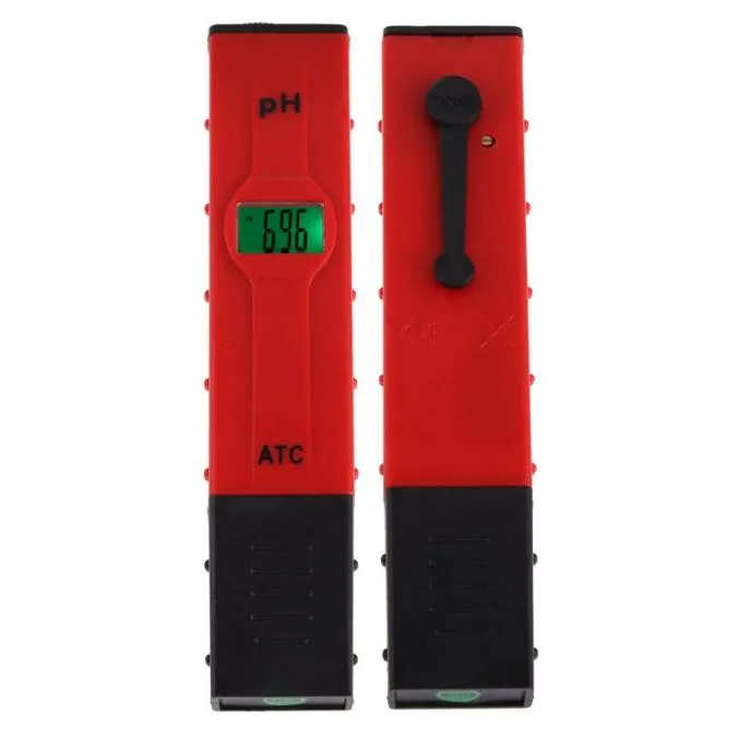 50PCSDigital pH Meter 0-14 Pen-typ Pool Akvarium ph Tester Dricksvatten Renhet Analyzer Jordpapper pH Meter 0,01 Noggrannhet SN2076