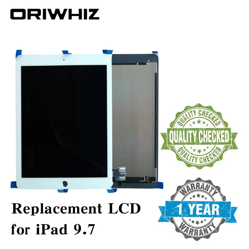 Remplacement de l'écran Oriwhiz pour iPad Pro 9.7 "Affichage LCD de haute qualité + Assemblage d'écran tactile sans Homebutton et colle