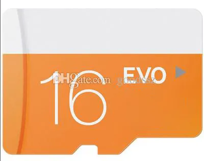 EVO 16GB 32GB 64GB CARTÃO DE MEMÓRIA 10 UHS-1 TF Trans flash com pacote selado adaptador