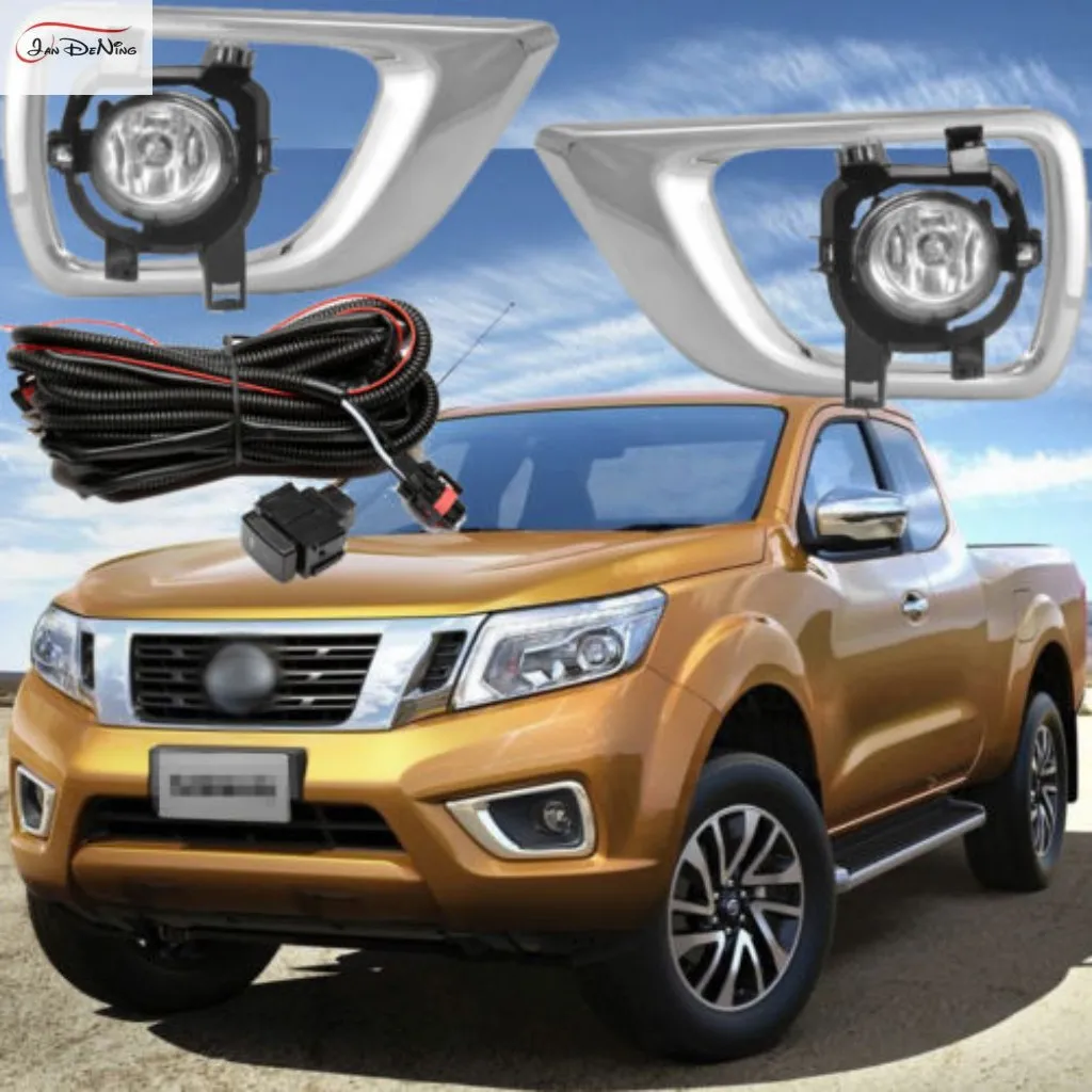 Car Fog Lights For NISSAN NP300 NAVARA FRONTIER 2015 2018 Clear Halogen BulbH11 12V 55W Front