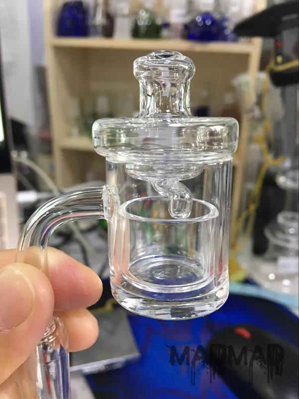 Sigara Aksesuarları Evrensel Duman Cam Karbonhidrat Kapağı DAB Rig Çivi Kasesi için Özel Stil El Yapımı Hava Akışı 662