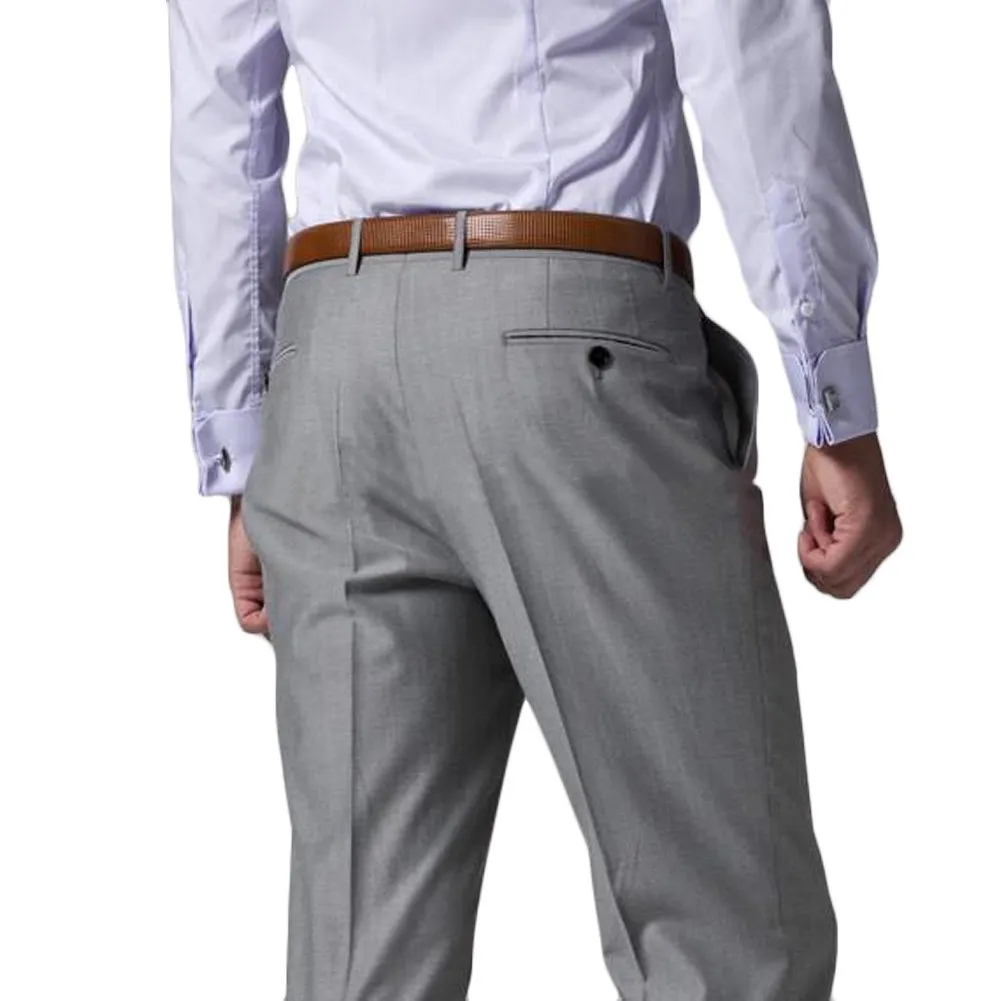 New Light Grey Side Vent Slim Fit Groom Tuxedos Groomsmen Wedding Man Suit Men039s Suits3869254