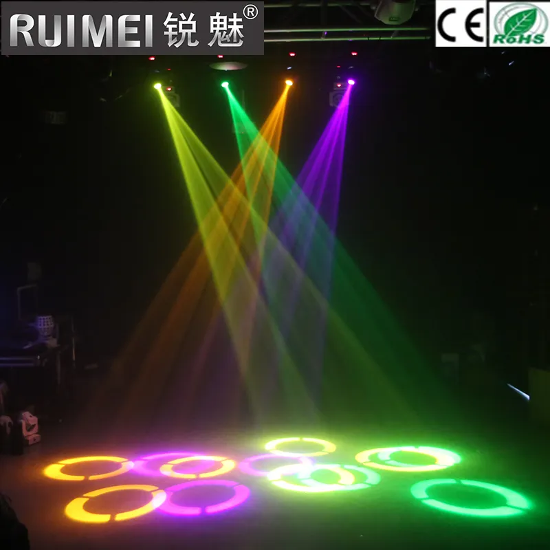 mini Spot 60W DJ Led Moving Head Light Lamp van de Disco Beam Gobos DM Music Party Lights Channels professioneel podium lichteffect