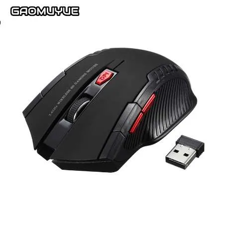 Mini souris optique sans fil 2.4GHz, pour PC de jeu, ordinateurs portables, nouveau jeu, avec récepteur USB, livraison directe c1