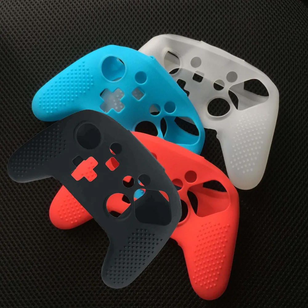 Beschermende siliconen hoes Soft Cover Skin voor NS Switch Pro Controller Gamepad Accessoires DHL FEDEX UPS GRATIS VERZENDING