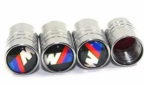 Bilstyling Auto Sticker Tire Valve Caps Fall för Abarth Scirocco CC Golf 7 Golf 6 Mk6 Polo GTI VW Tiguan Audi SLINE Accessories