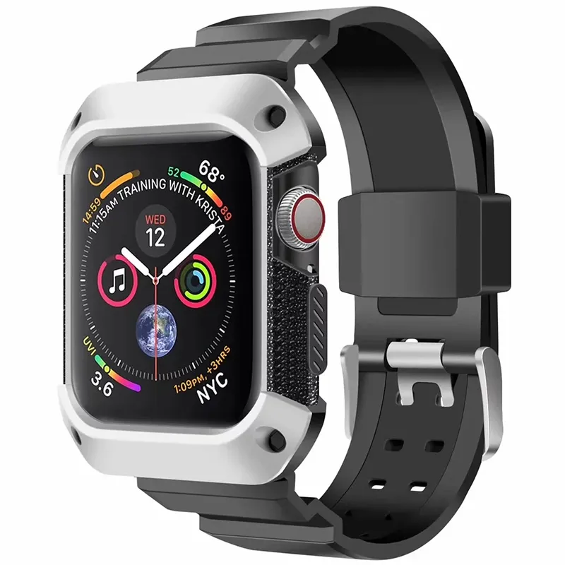Acquistare Cinturini Apple Watch 40MM 44MM Custodia Protettiva In Materiale  Plastico Rinforzato Con Cinturino Apple Watch Series 4 Economico | Consegna  Veloce E Qualità | It.Dhgate
