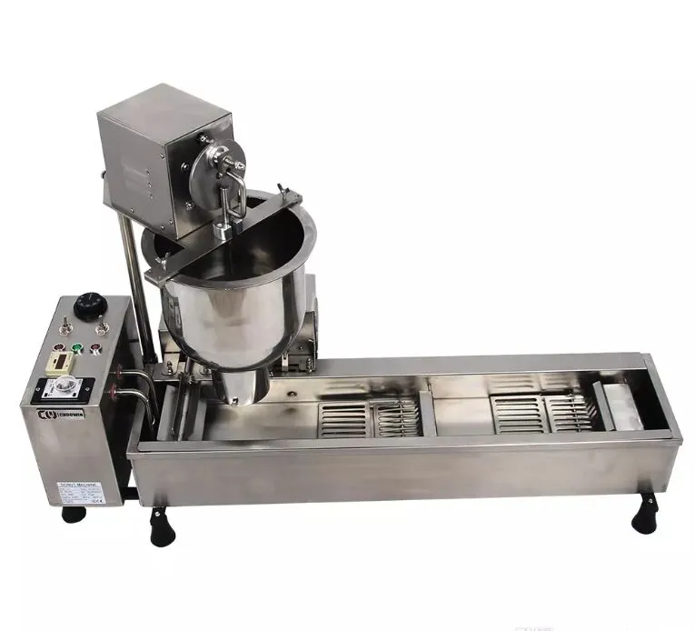 Full Automatisk Donut Machine 110V 220V 3000W Food Processing Equipment Rostfritt Stål Donut Maker Donut Making