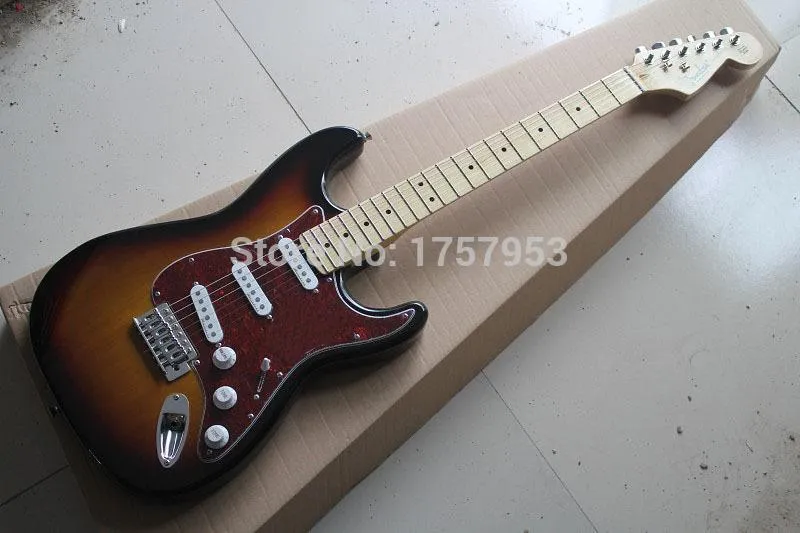 Envío gratis Factory Custom Shop 2015 nueva guitarra eléctrica st Sunburst guitarra eléctrica 1 15
