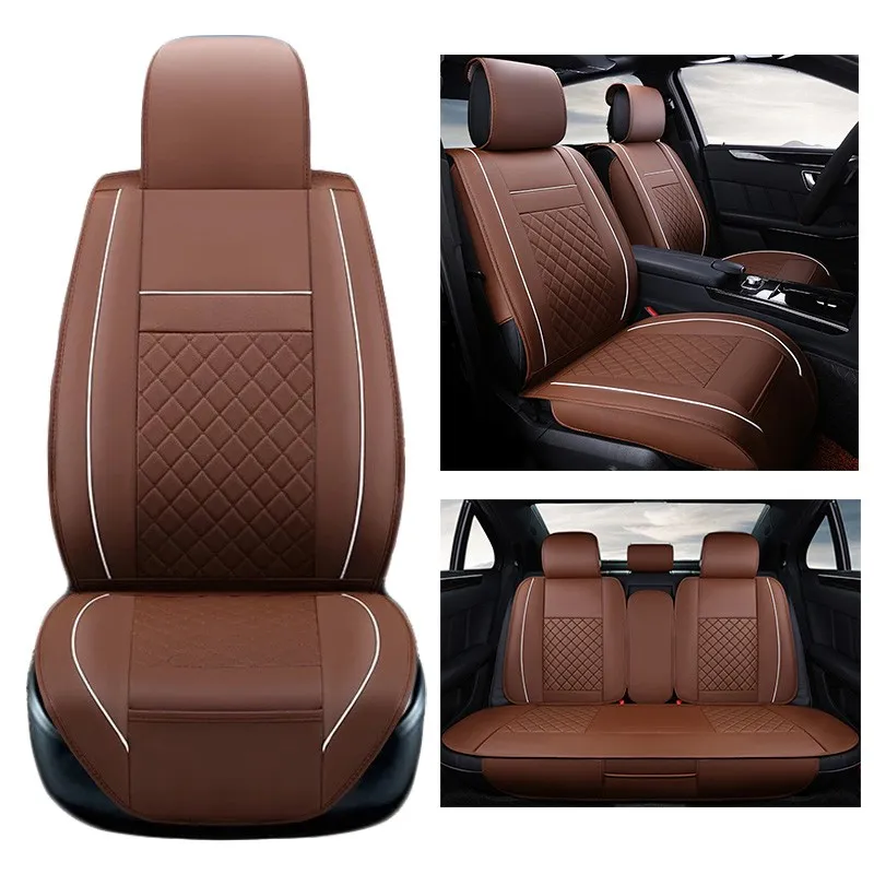 Funda de cuero para asiento de coche, accesorio Interior para Dacia Duster  Sandero Stepway Logan - AliExpress