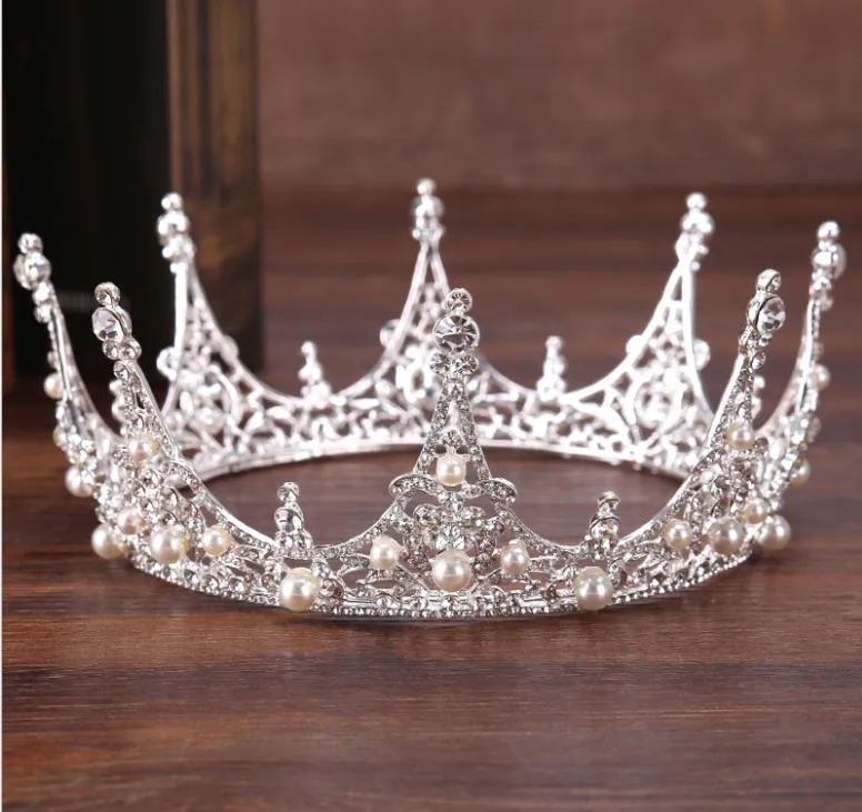 Pearl Round Princess Royal Crown Cake Princess Crown
