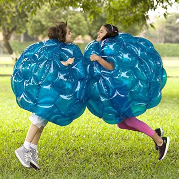 Bubble Ball Soccer 3ft uppblåsbara stötfångare bollar Bubblor Soccer Suits PVC Högkvalitativ 90 cm för barn utomhus