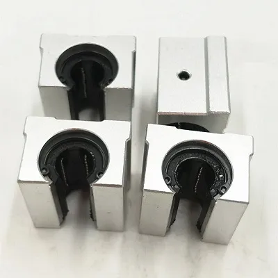 4pcs lot SBR20UU SME20UU 20mm open type linear case unit linear block bearing blocks for cnc router 3d printer parts252S