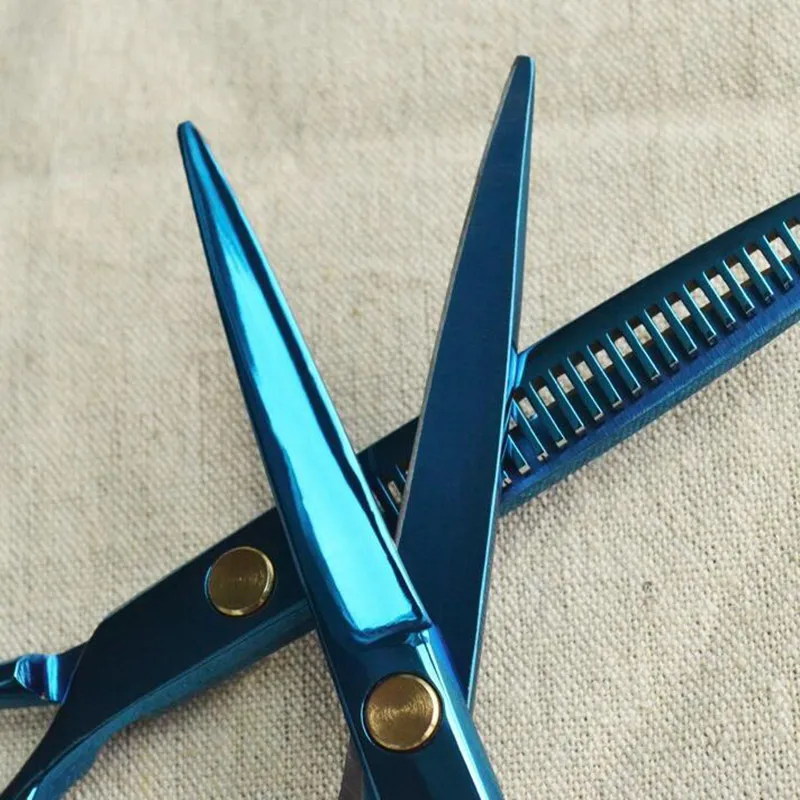 Hair scissors for home use Berbar hair scissors 5.5 inch hair cutting scissor and thinning scissor set 