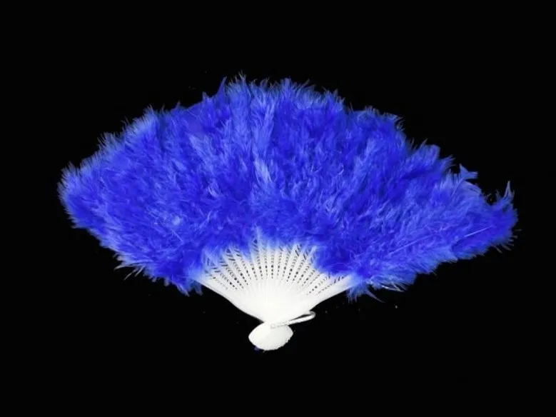 Ny ankomst Elegant föreställningar Craft Feather Fan Festival Carnival Dress Tillbehör Stage Kostym Prop Tillbehör 9 Färger tillgängliga