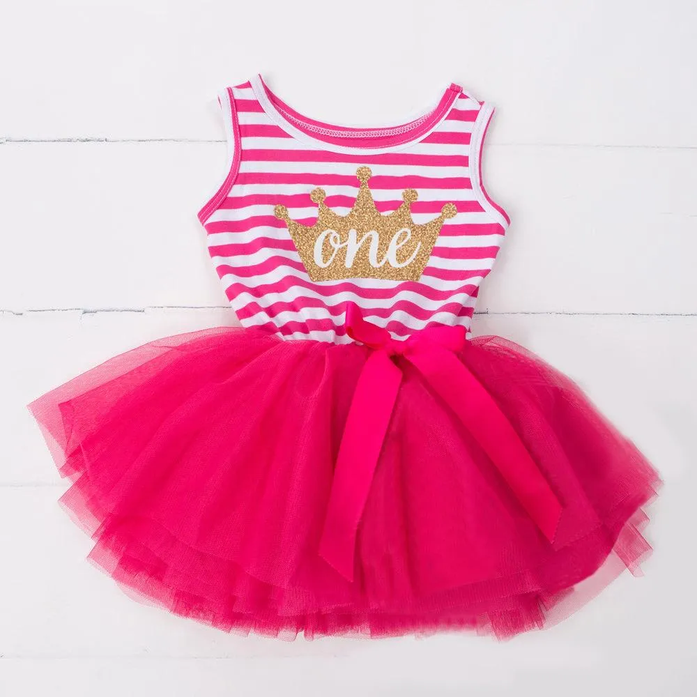 Casual Baby Girl Princess 1-3 anni compleanno tutu Dress For Girls Abbigliamento Abiti Estate Toddler Kids abiti per ragazze vestiti