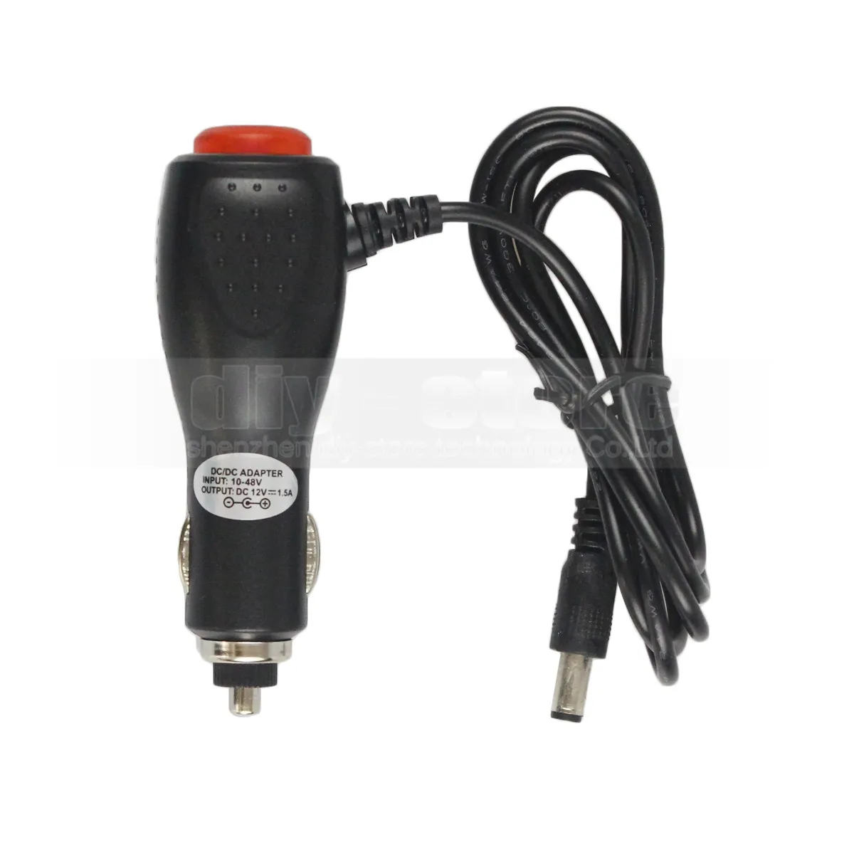 Diykit 5.5 x 2.1mm dc10v в dc24v входное устройство автомобильное зарядное устройство адаптер питания DC12V вывод для автомобильного камеры автомобиля монитор домофона