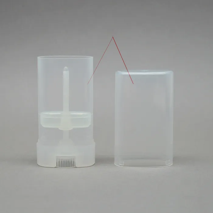 15g Plastik Deodorant Tüpleri DIY Kozmetik Ambalaj için Dudak Balsamı Tüp Ruj Tüp Şişe Toptan