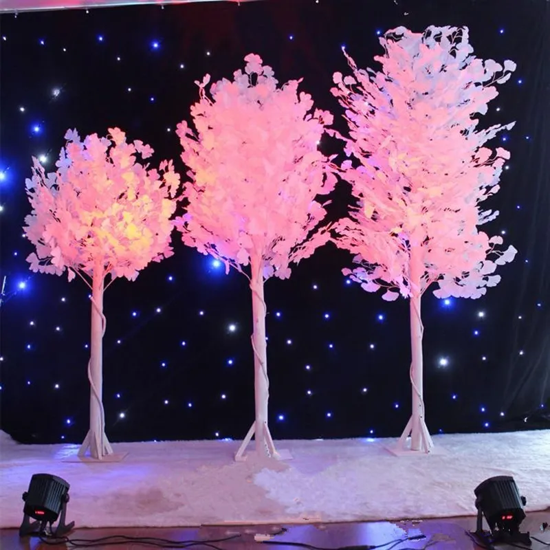 1.0 m 1.5m tall Wedding white imitation tree, white leaf , wedding centerpieces vase