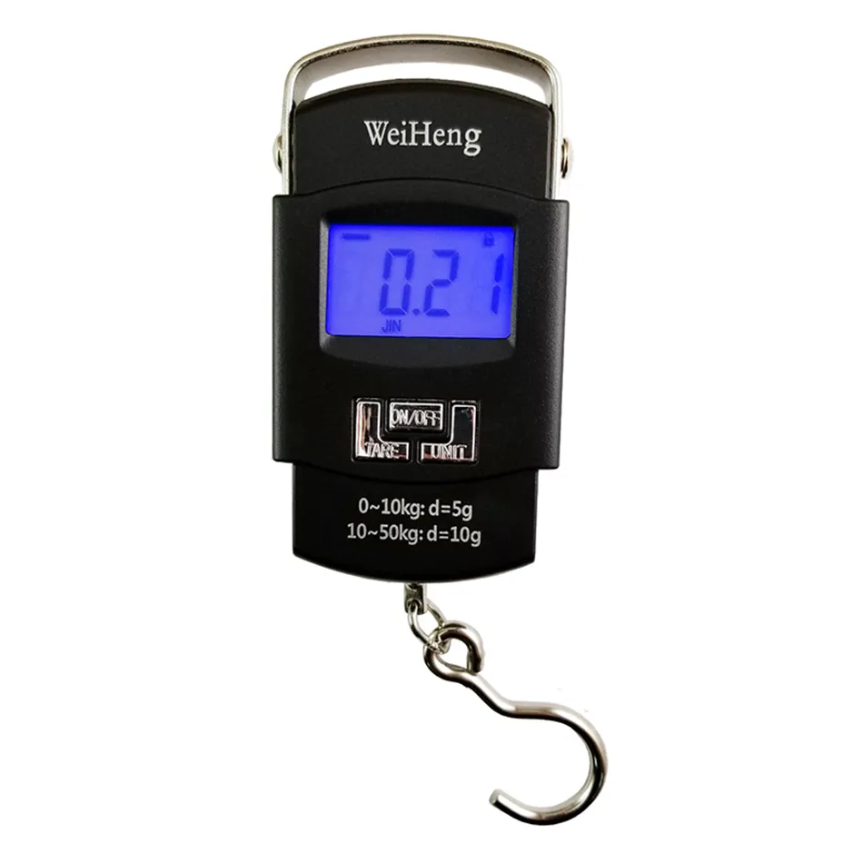 50kg / 10g Electronic Portable Digital Scale Hanging Hook Fishing Travel Luggage Weight Scale Balance Scales Outdoor Gadgets OOA4986
