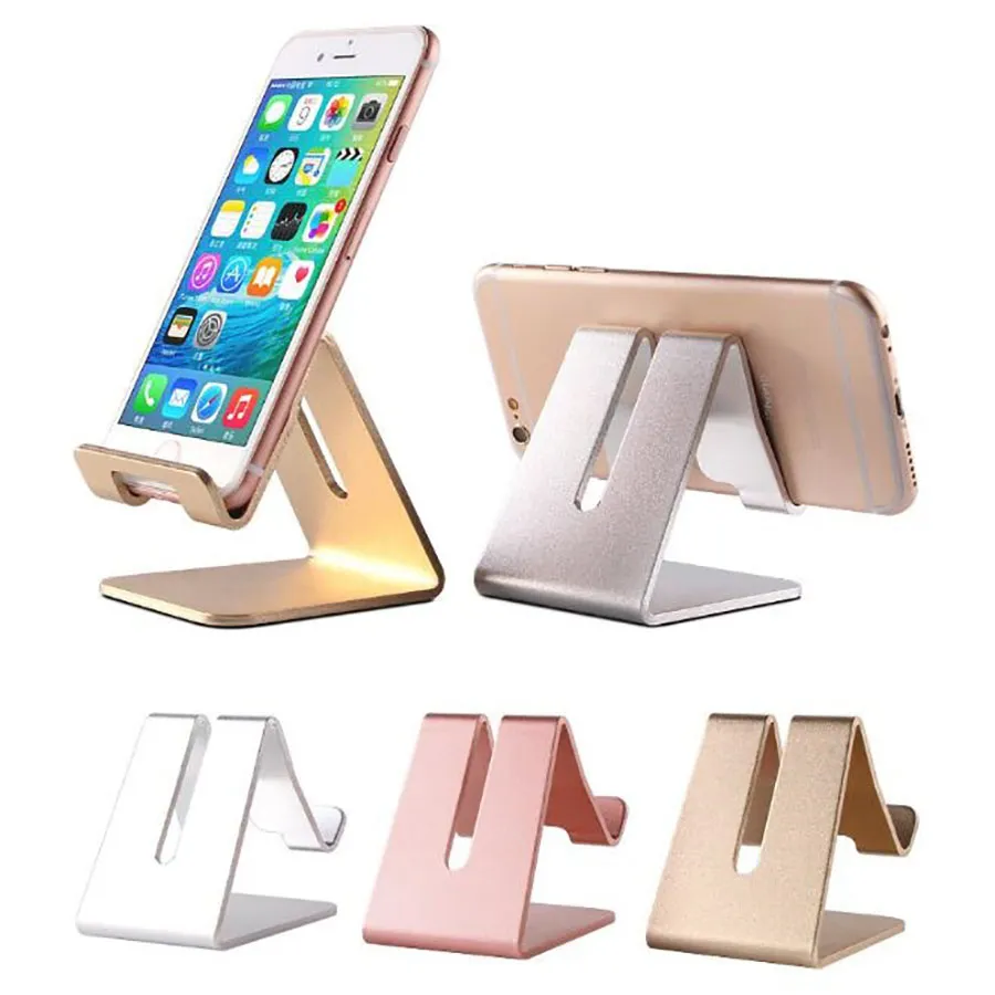 Support Universel en Aluminium - Support de Bureau pour Téléphone Portable