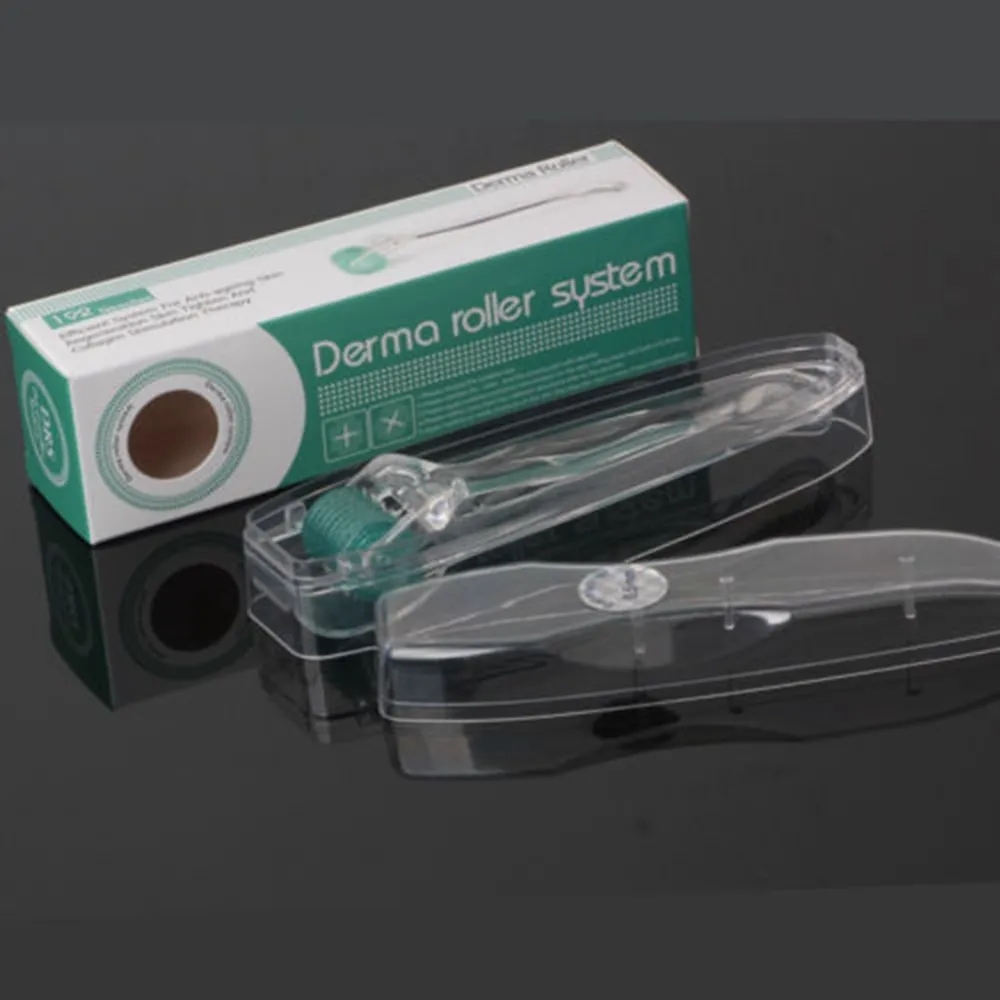 Rullo Derma con aghi in lega di titanio 192 di alta qualità Rullo microaghi DRS Derma Roller System per la rimozione dell'acne.