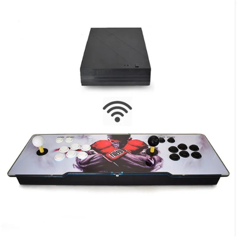 New Pandora 5S 6S 1299 1388 in 1 Pandora Wireless Mowneless Arcade Controller Zero Delay for Children Game Machine Console