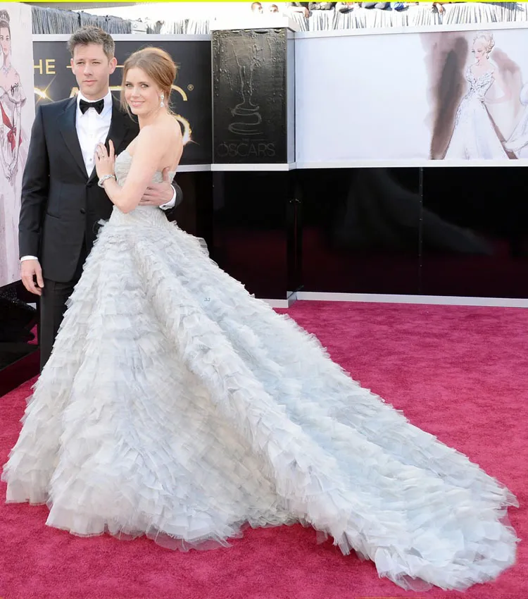 High Quality Gray Tulle Red Carpet Evening Gowns With Perfect For Prom Oscar Awards And European American Stars From Werbowy 1 025.13 DHgate.Com